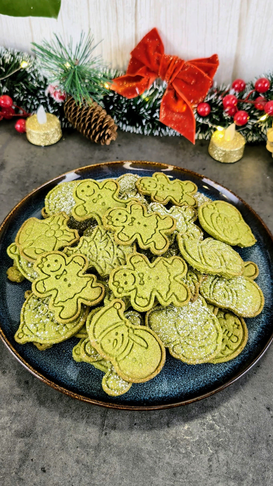 Sablés de Noël au matcha — recette Fuwa Matcha